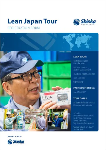 Lean Japan Tour Registration Form Cover Shinka Management Lean Japan Tour Registration Form 1a