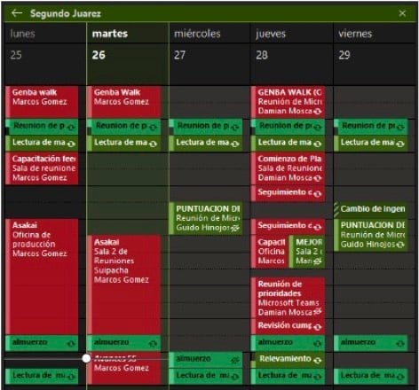 standarized agenda