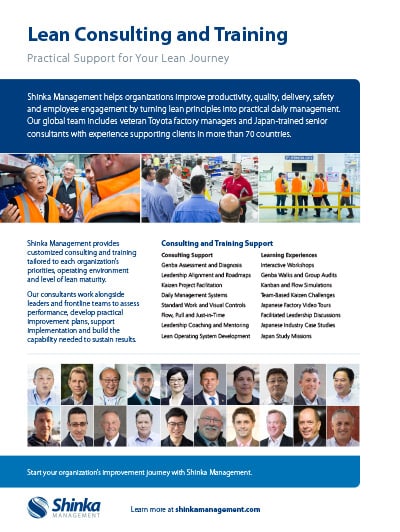 Lean Consulting and Training Brochure 2026 Lean Consulting and Training Brochure